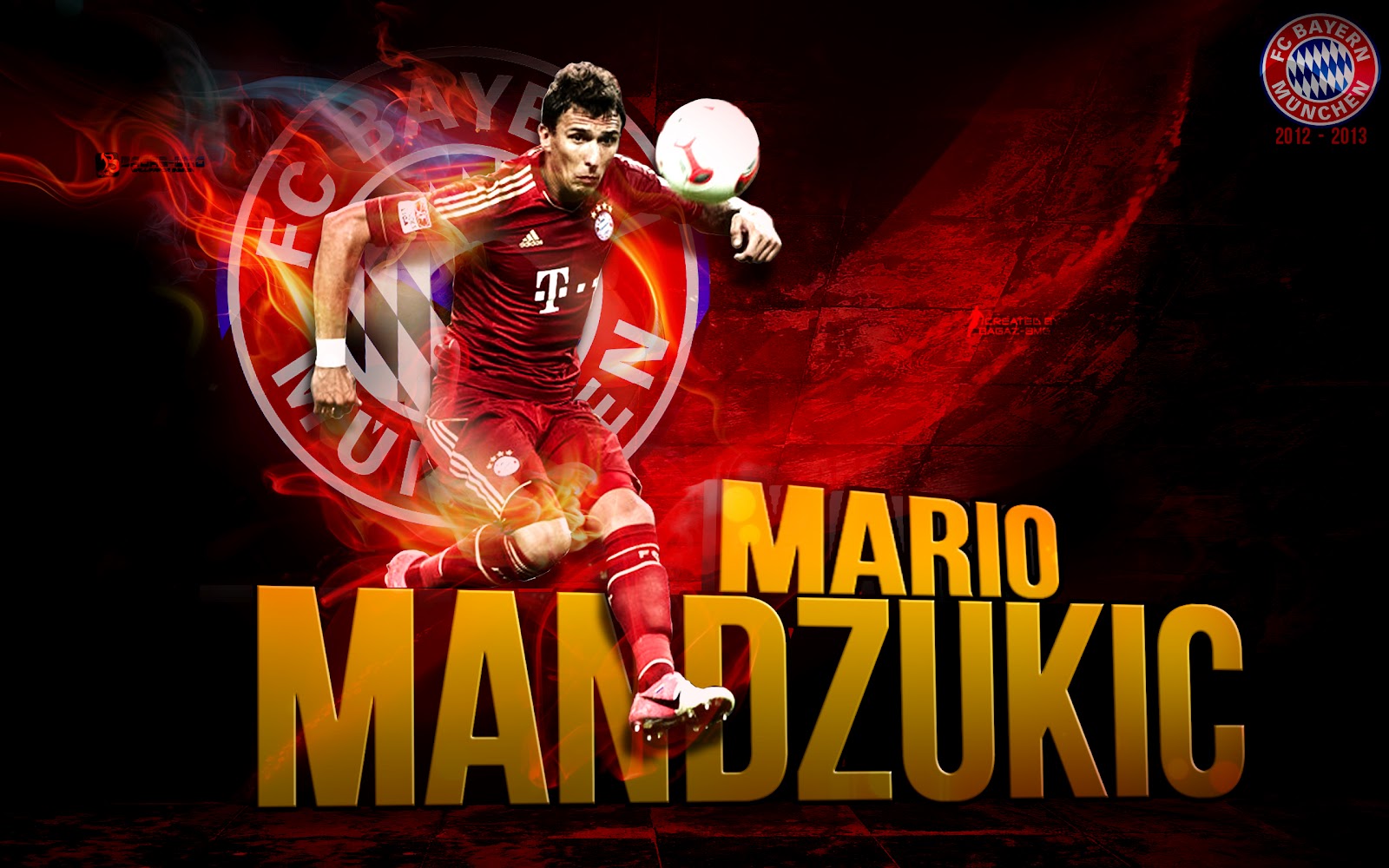 Mario Mandzukic Bayern Munchen Wallpaperjpg
