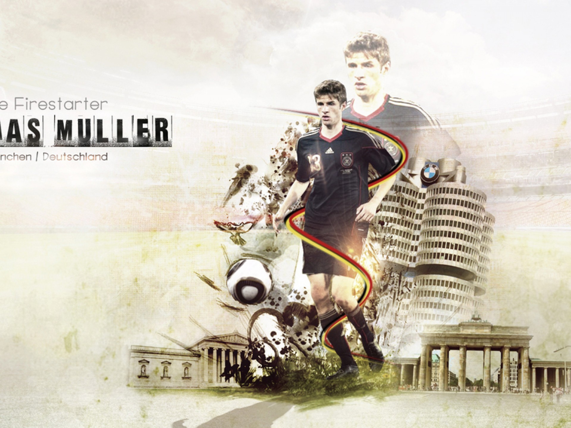 Wallpaper Thomas Muller HD Germany World Cup 2014 Terbaru Mein